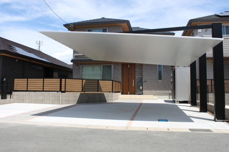 The simple exterior.