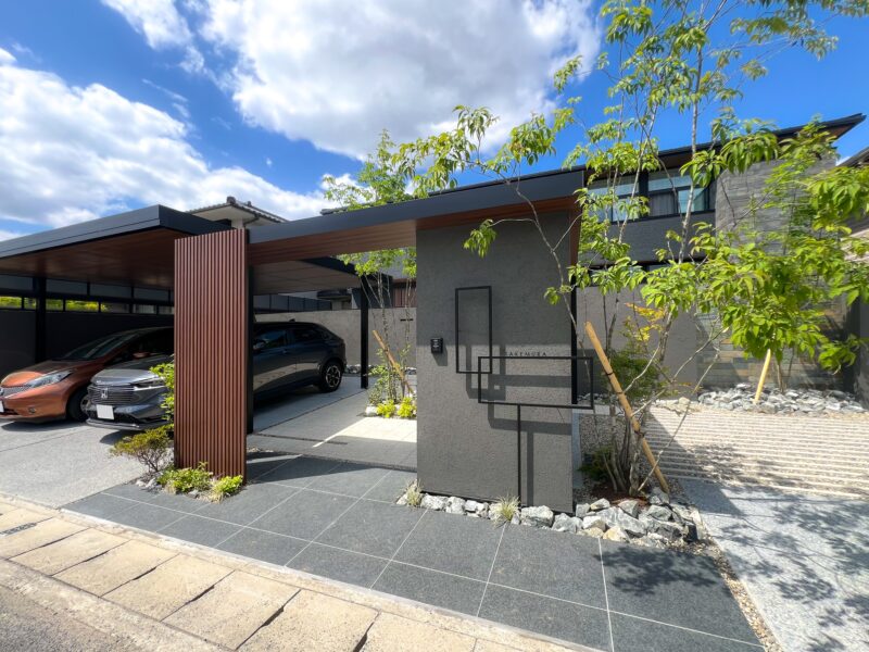 プラスGデザイン外構　モダン建築に調和する上質なエクステリア