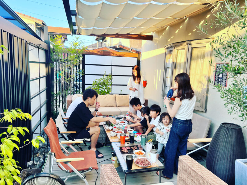 豊かな時間が生まれるアウトドアリビング