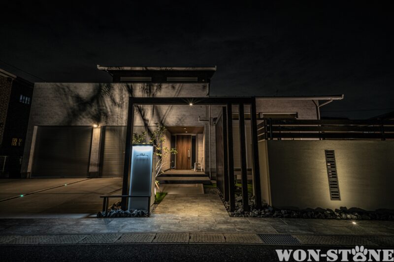 シンプルに!建物が引き立つように!