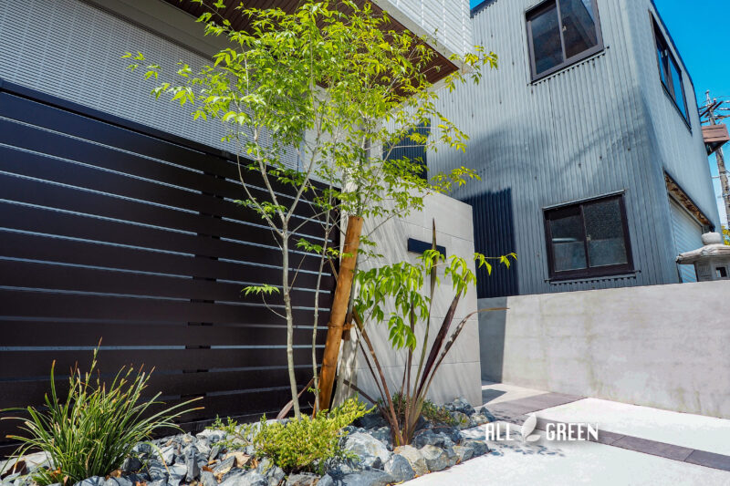 植栽で緑を感じられる癒しの空間
