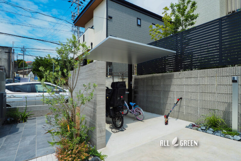 サイクルポートで自転車もしっかりお守りいただけます。