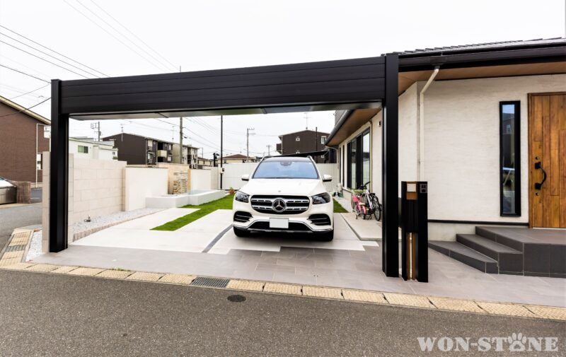 大切な愛車はシャッターゲートで守ります。